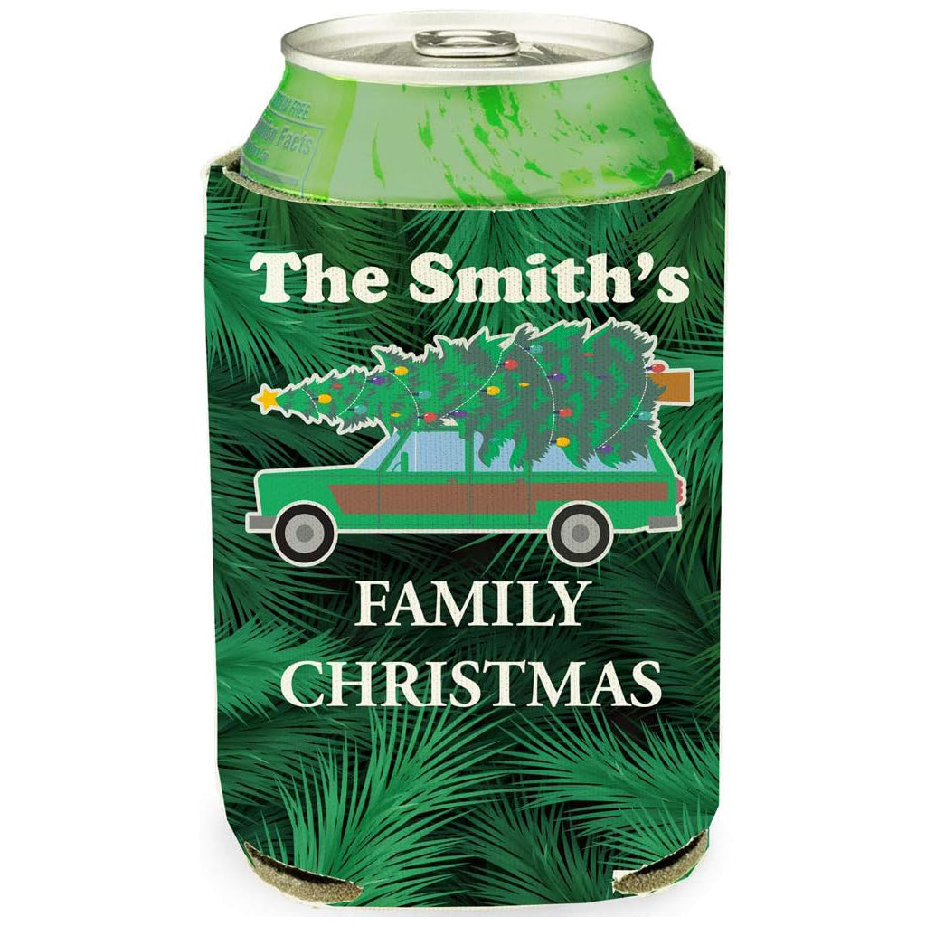 Family Photo Custom Can Coolers