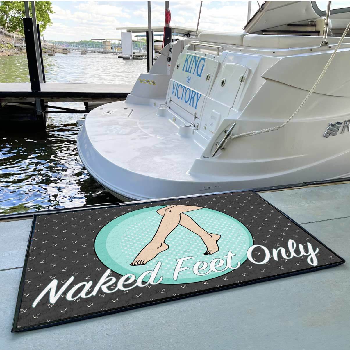 Naked Feet Only Boat Mat | VictoryStore – VictoryStore.com