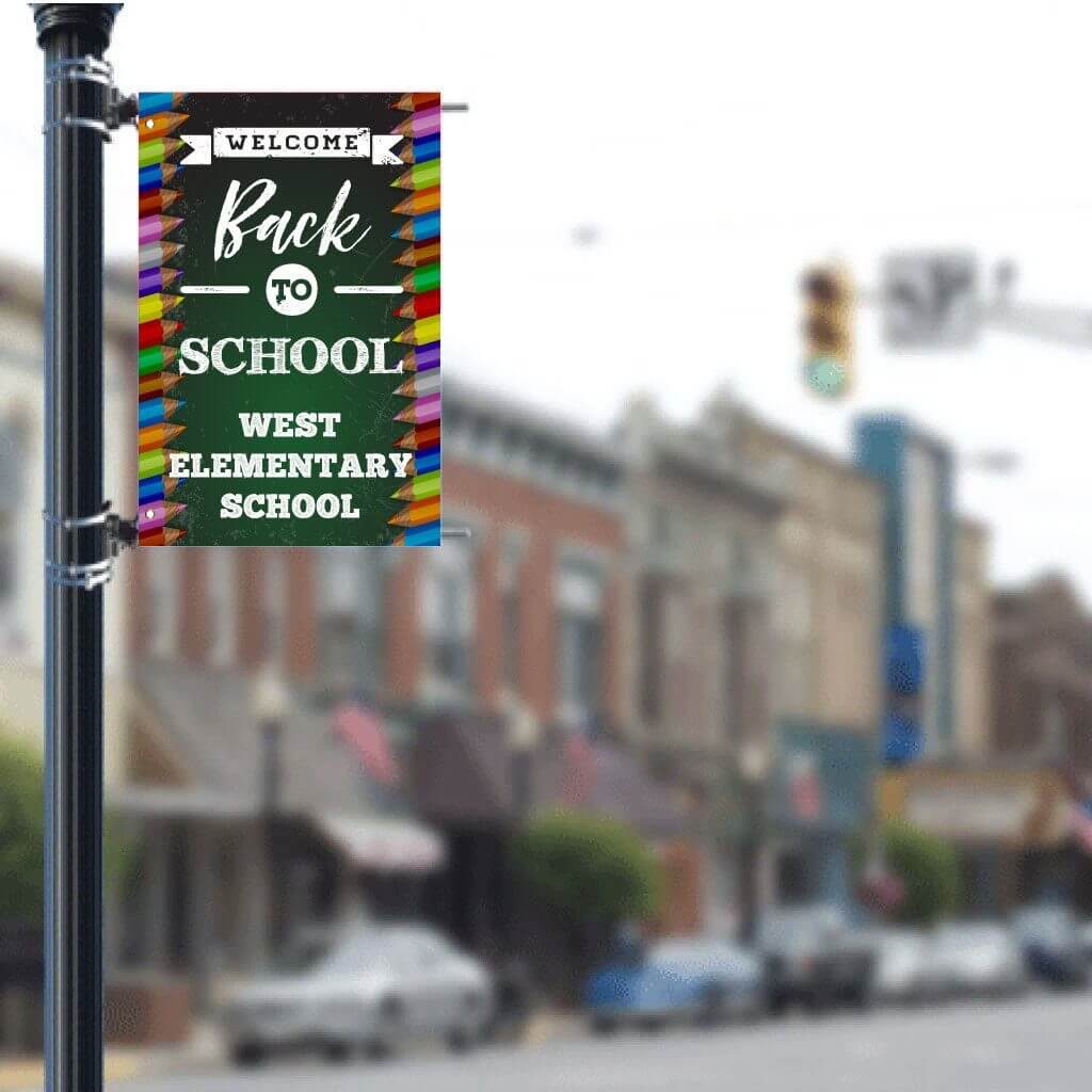Harloon Welcome Banner Back to School Banner Poster First Day of School  Porch Sign LED String Lights Ready to Learn Classroom Door Banner decor for  Preschool Elementary Middle School 