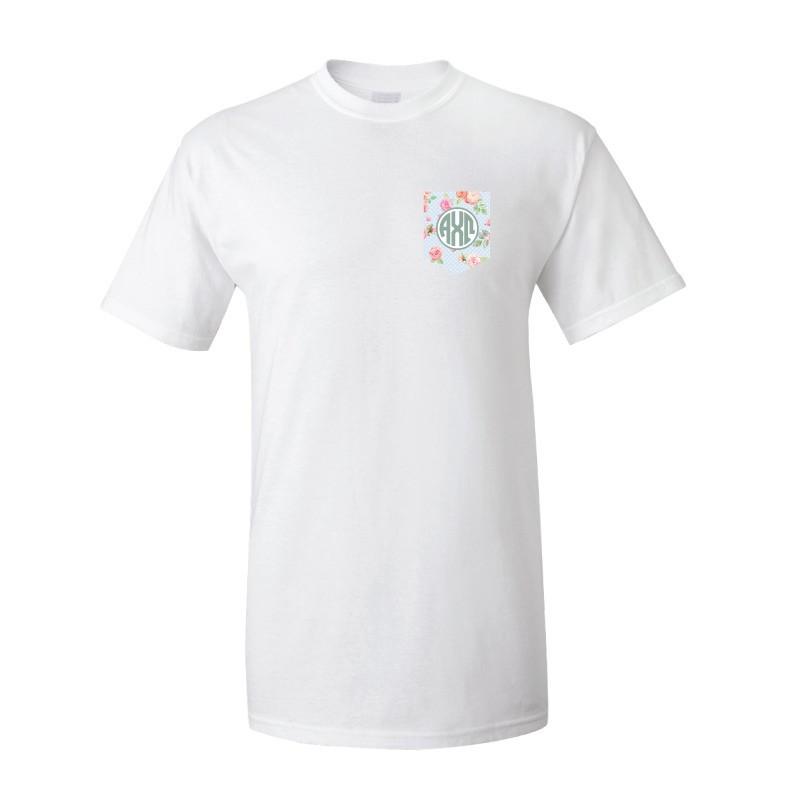Monogrammed Pocket T-Shirt