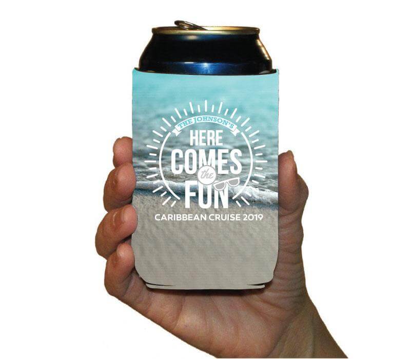 Personalized Funny Wedding Can Coolers, Custom All You Need Is