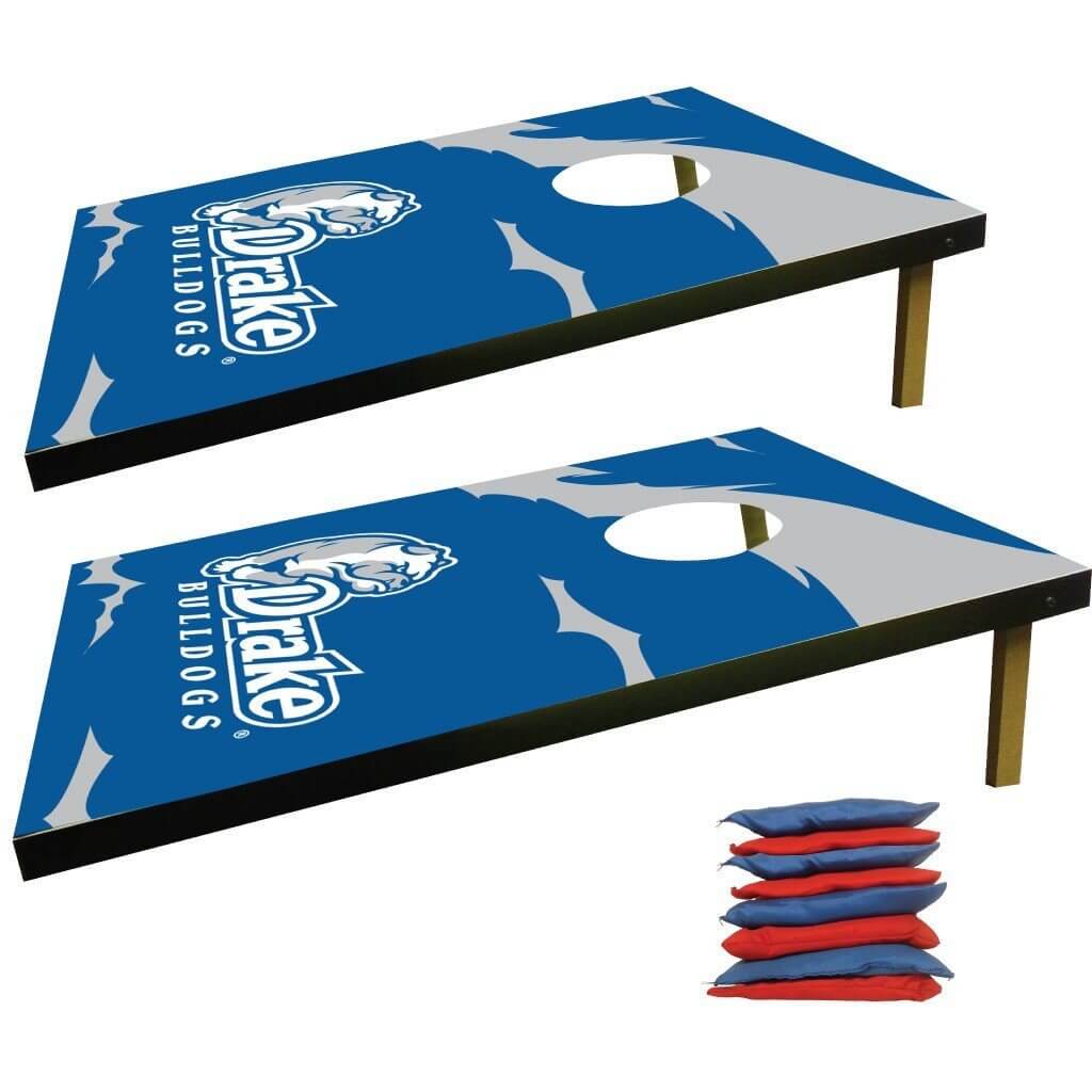 Creighton Striped Cornhole Boards –