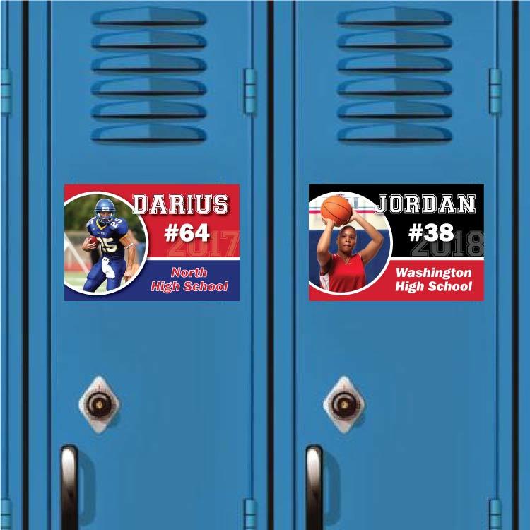 Karate Locker Mirror Magnet, Personalized Back to School Magnetic