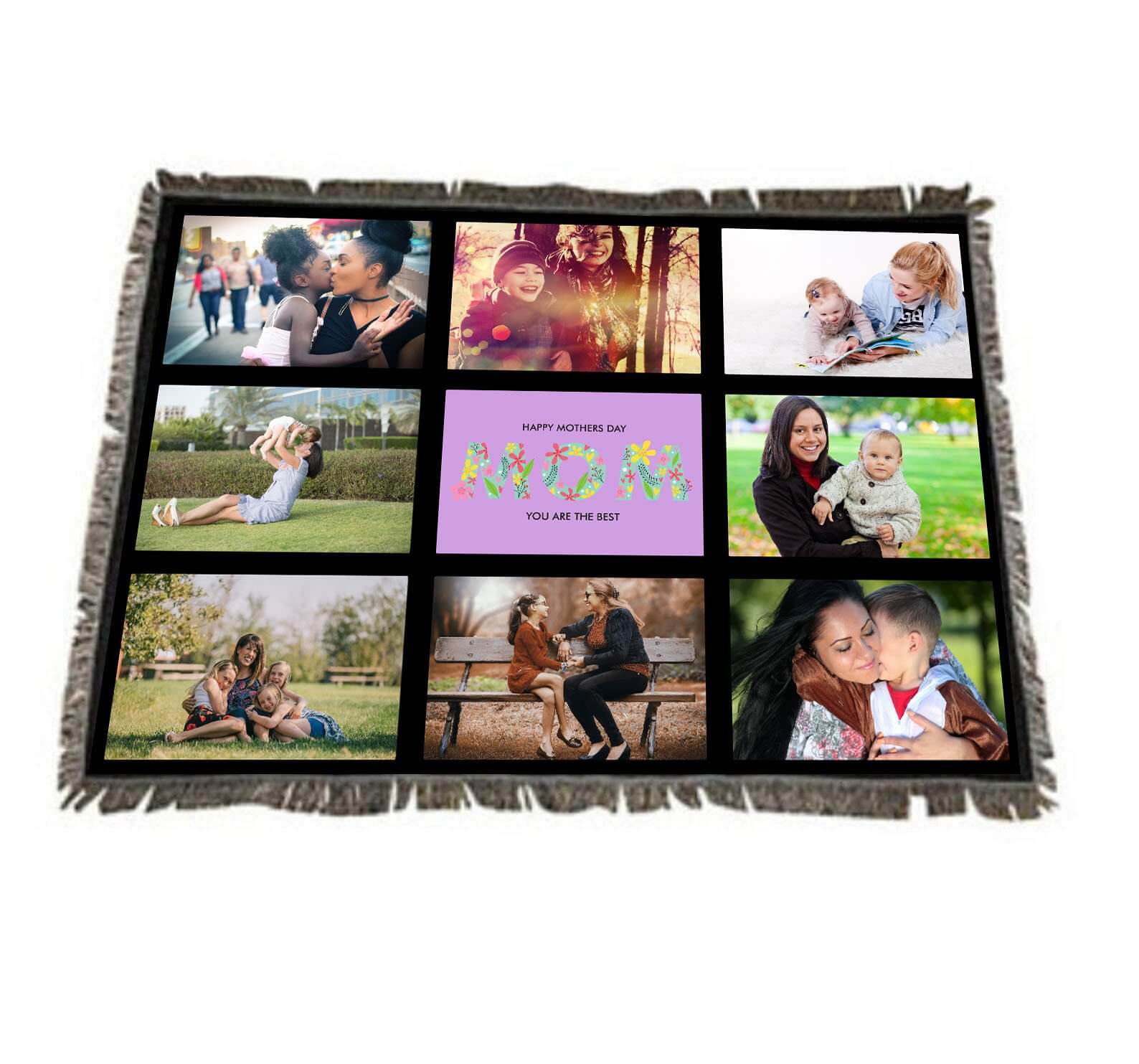 Mother's day picture online blanket