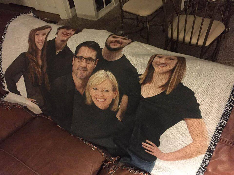 Photo blanket best sale free shipping