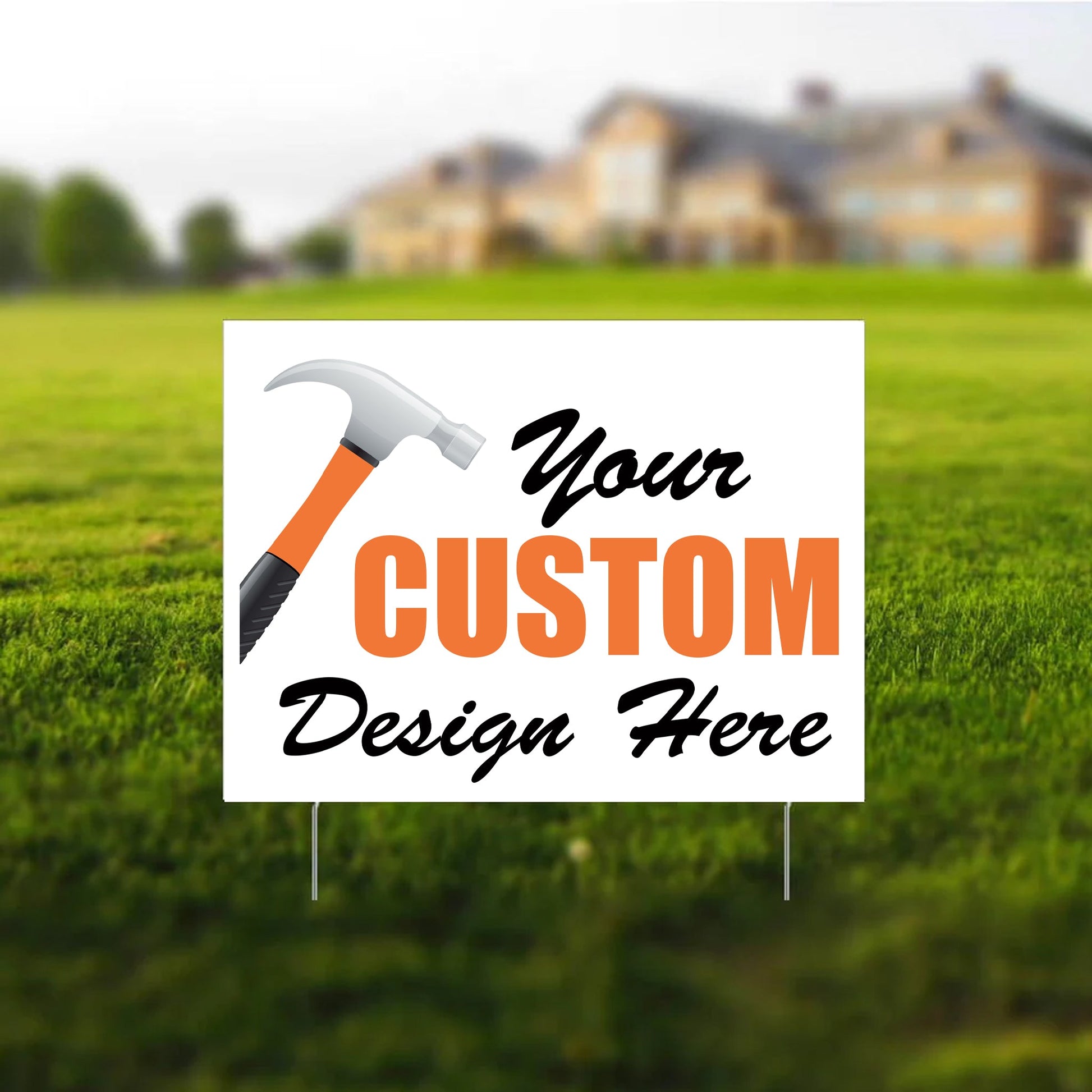 18"x24" Custom Contractor Yard Signs