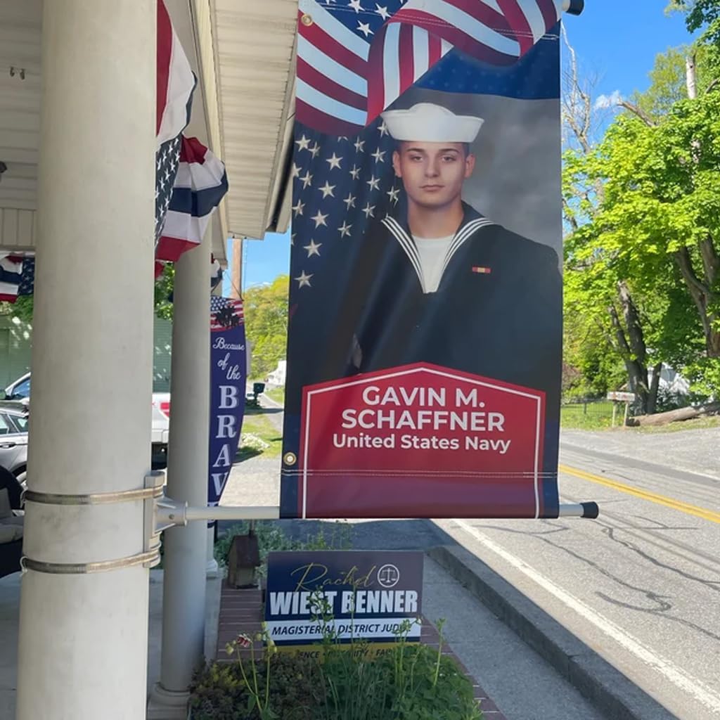 18"x36" Custom Veteran Pole Banner