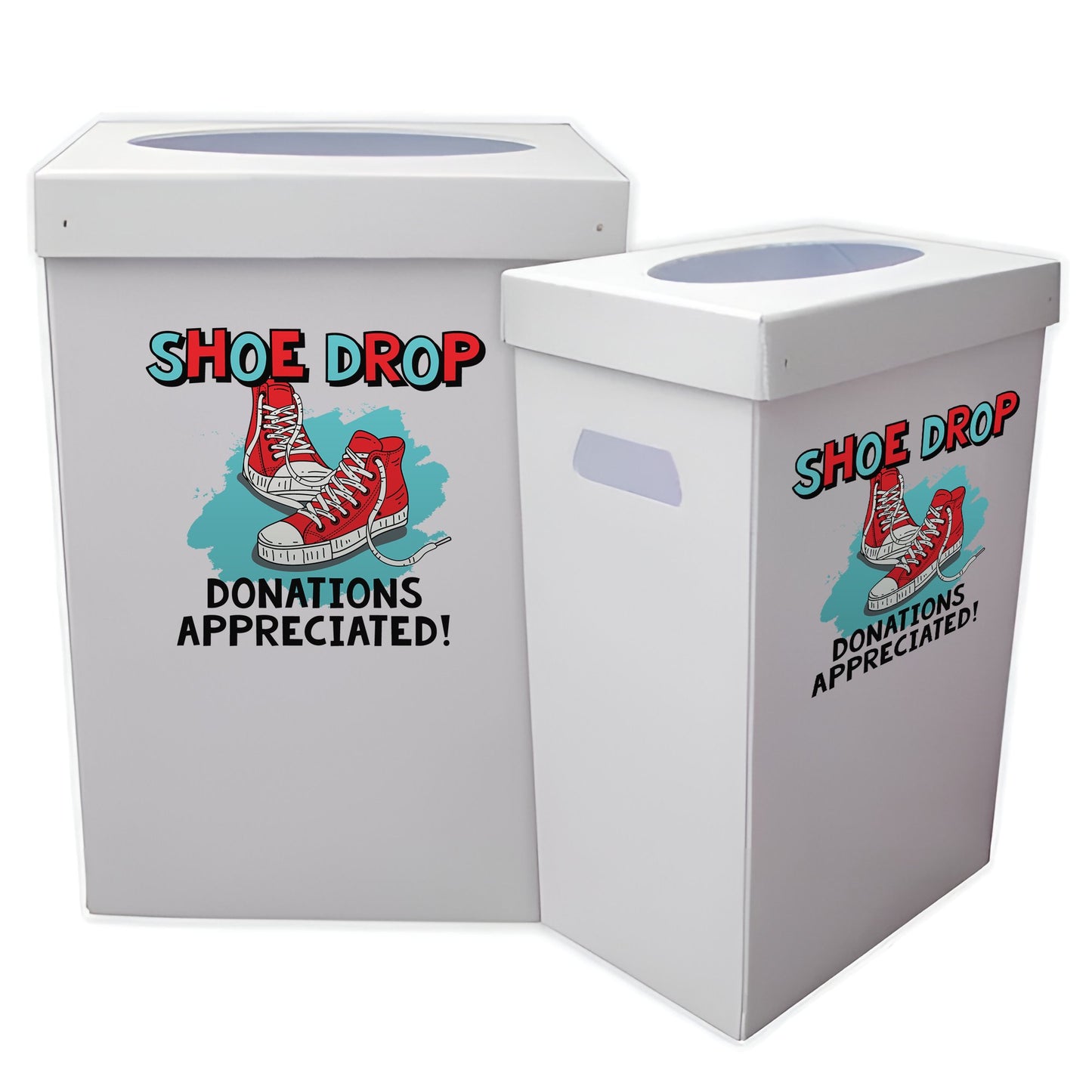 36.5 Gallons Custom Disposable Recyclable Corrugated Plastic Trash Cans