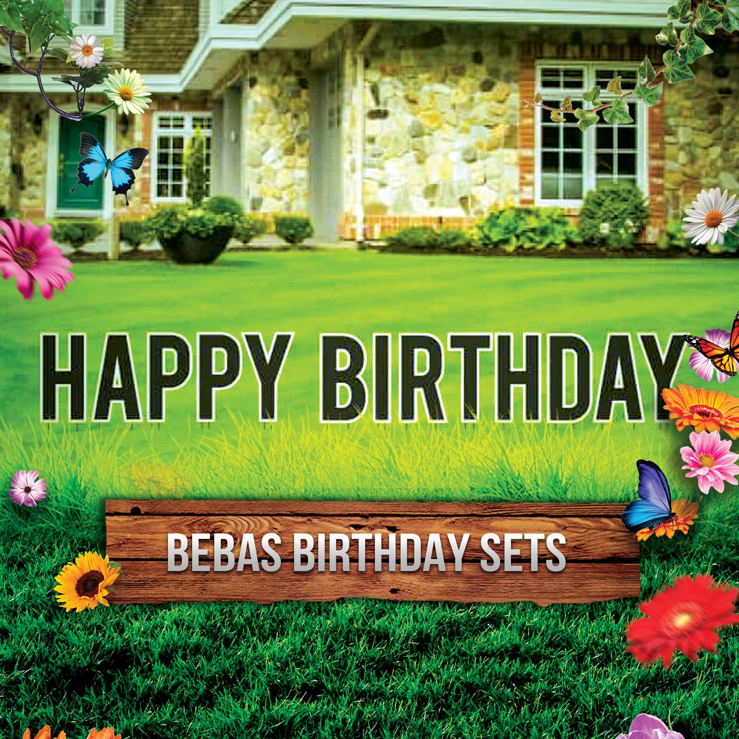 24" Bebas Happy Birthday Sets