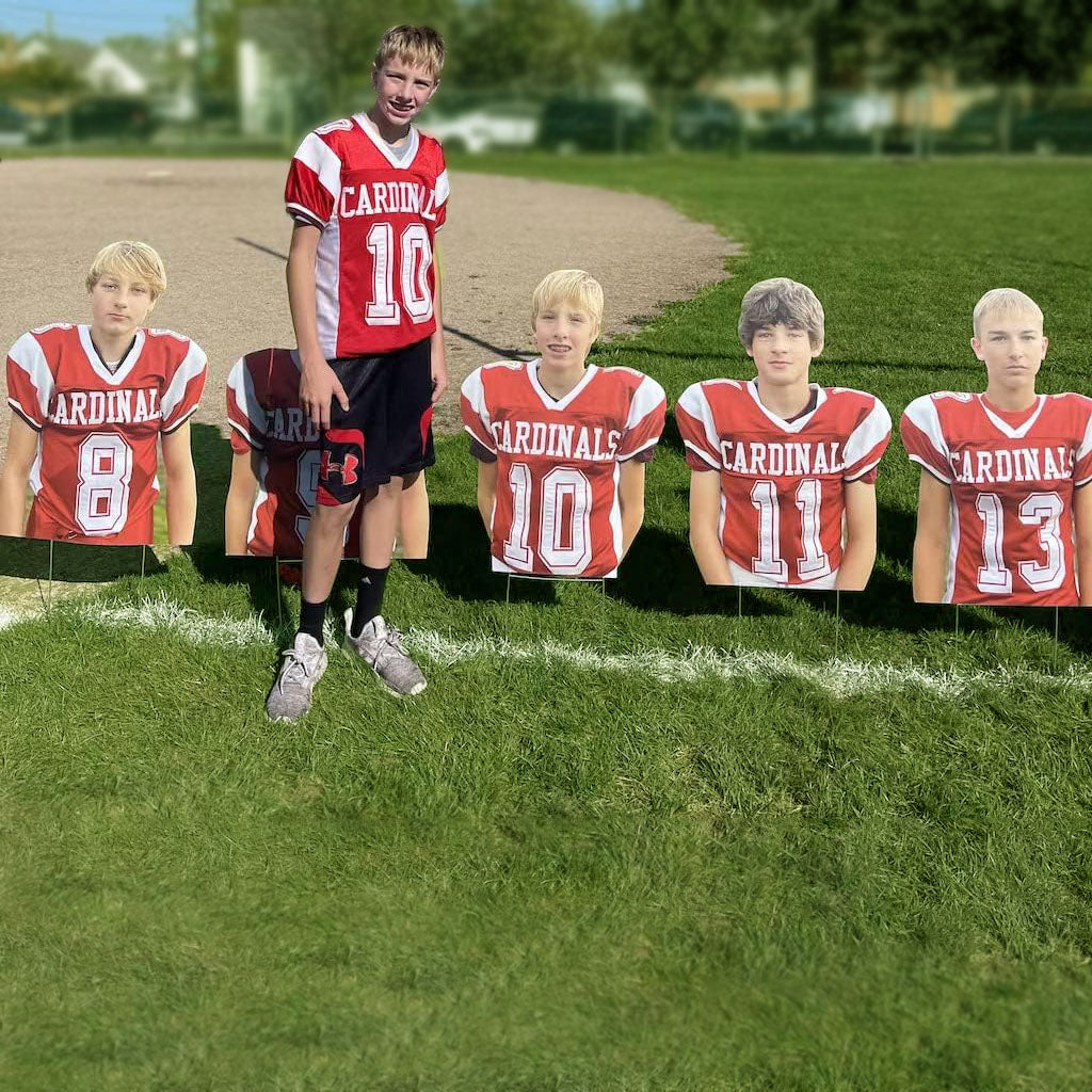 Team Sports Football Player Cutouts