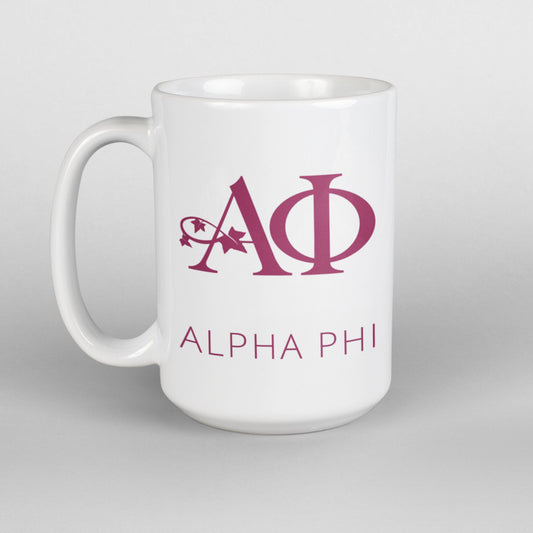 Alpha Phi Coffee Mug 15oz