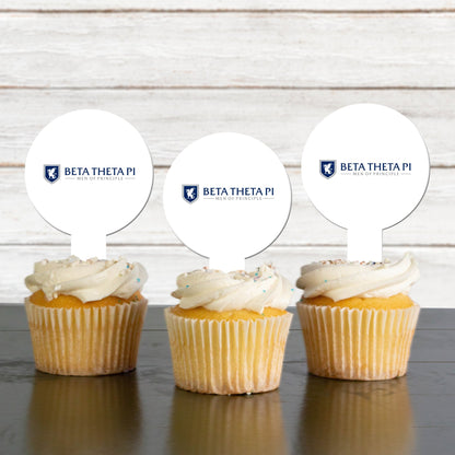 Beta Theta Pi Cupcake Toppers