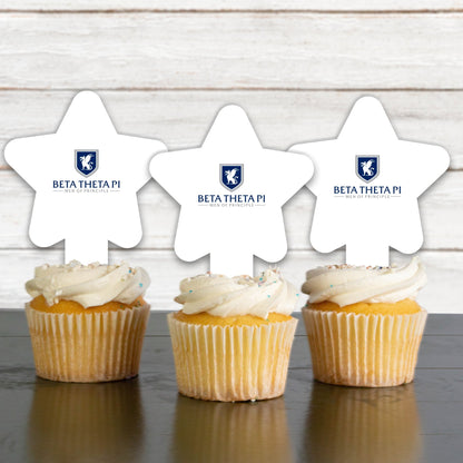 Beta Theta Pi Cupcake Toppers