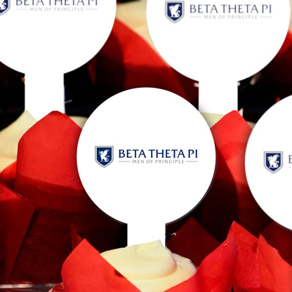 Beta Theta Pi Cupcake Toppers