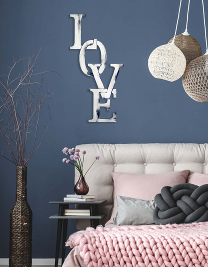 Chained Love Hand Painted Wall Decor