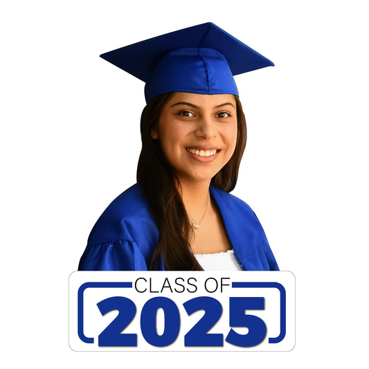 Custom 2025 Graduation Photo Cutout Yard Sign