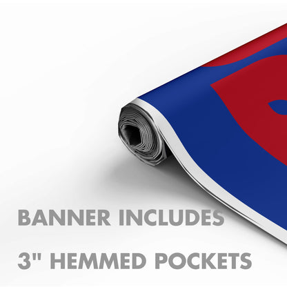 Custom 3' x 8' Parade Banner | Full - Color Vinyl Banner with Hemmed Pockets