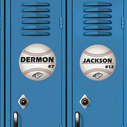 Custom Baseball Locker Magnet or Car Magnet