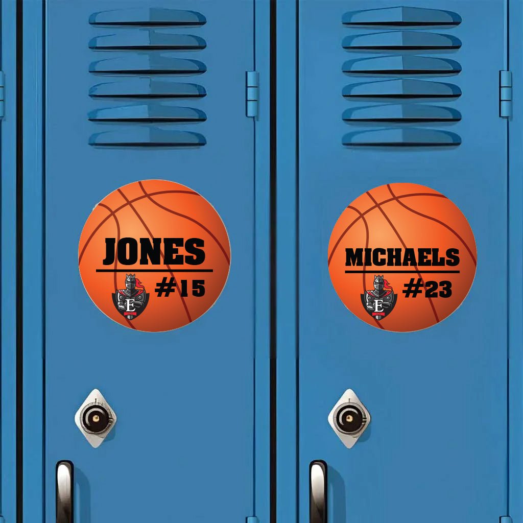 Custom Basketball Locker Magnet or Car Magnet