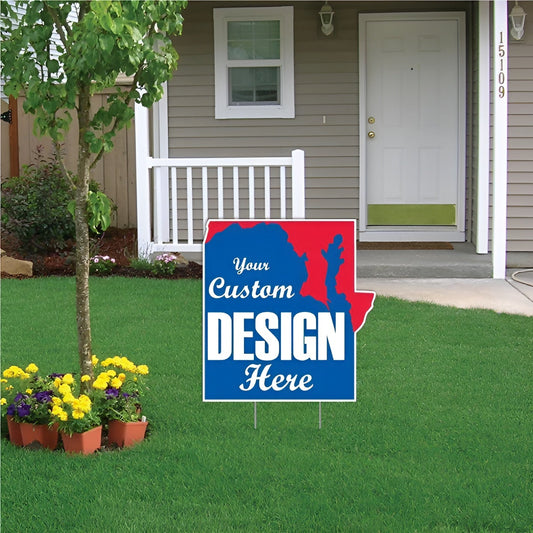 Custom - Maryland - State Shaped Yard Signs