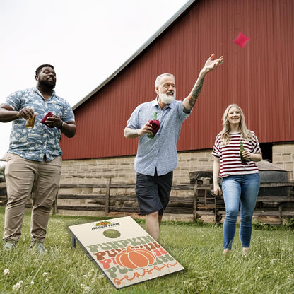 Custom Pumpkin Patch Cornhole Boards for Farms