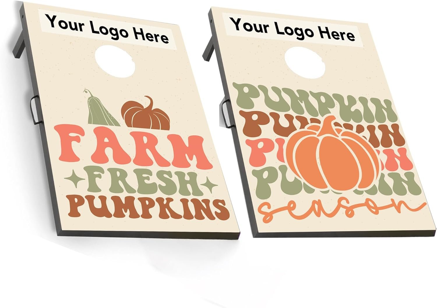 Custom Pumpkin Patch Cornhole Boards for Farms