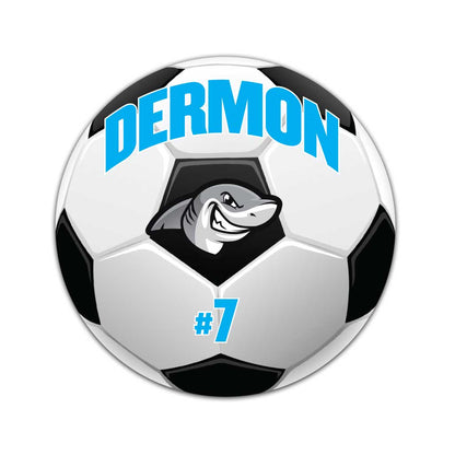 Custom Soccer Locker Magnet or Car Magnet