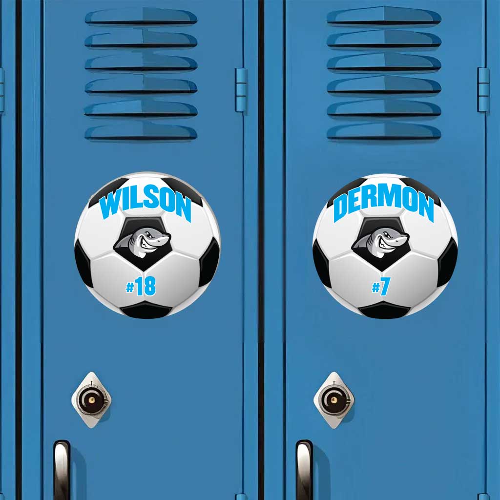 Custom Soccer Locker Magnet or Car Magnet