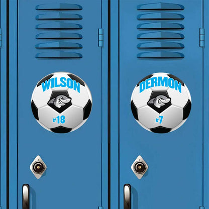 Custom Soccer Locker Magnet or Car Magnet