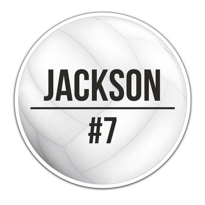 Custom Volleyball Locker Magnet or Car Magnet