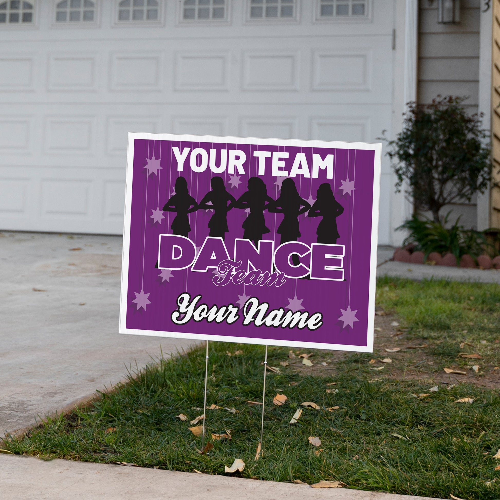 Dance Team 18"x24" Custom Yard Signs