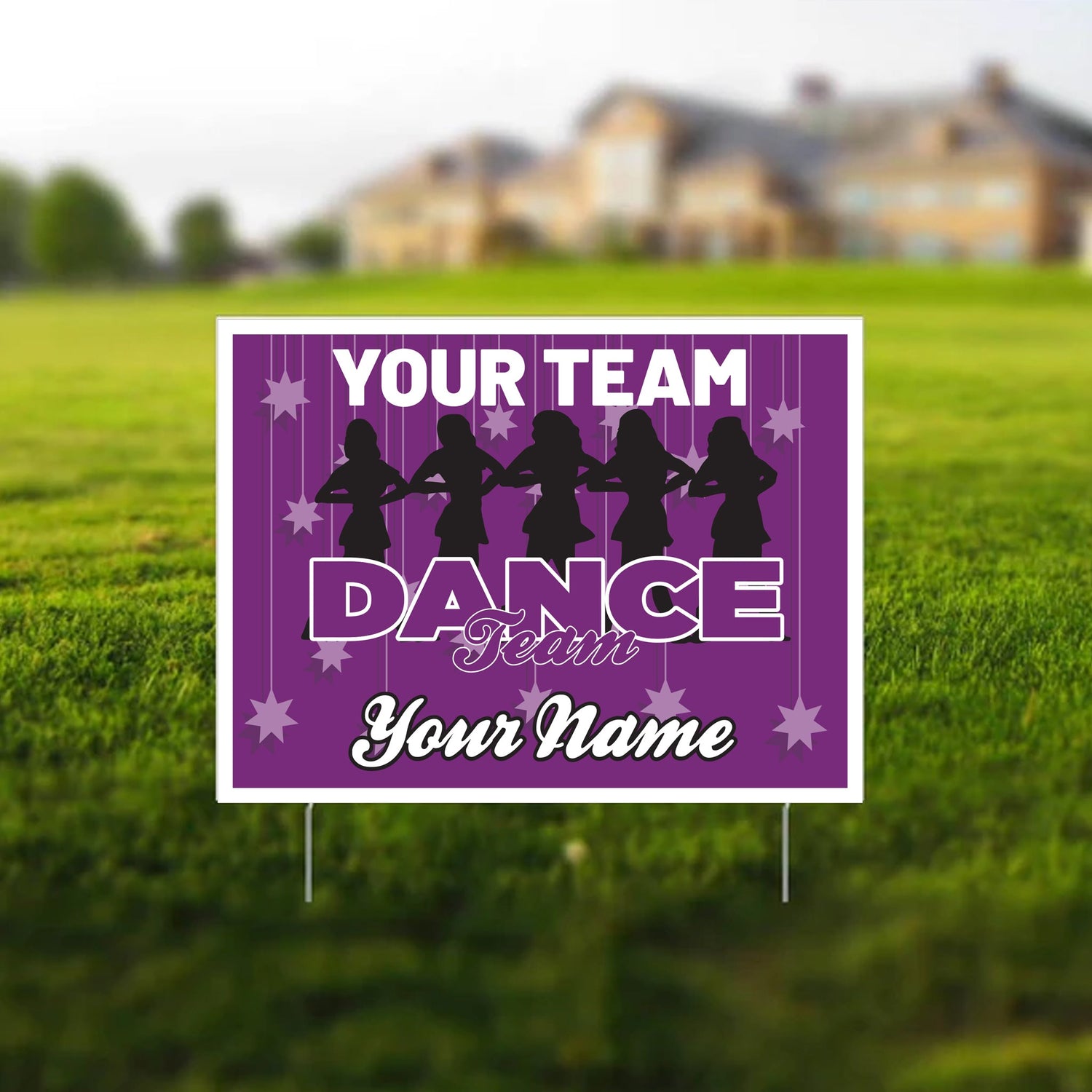 Dance Team 18"x24" Custom Yard Signs