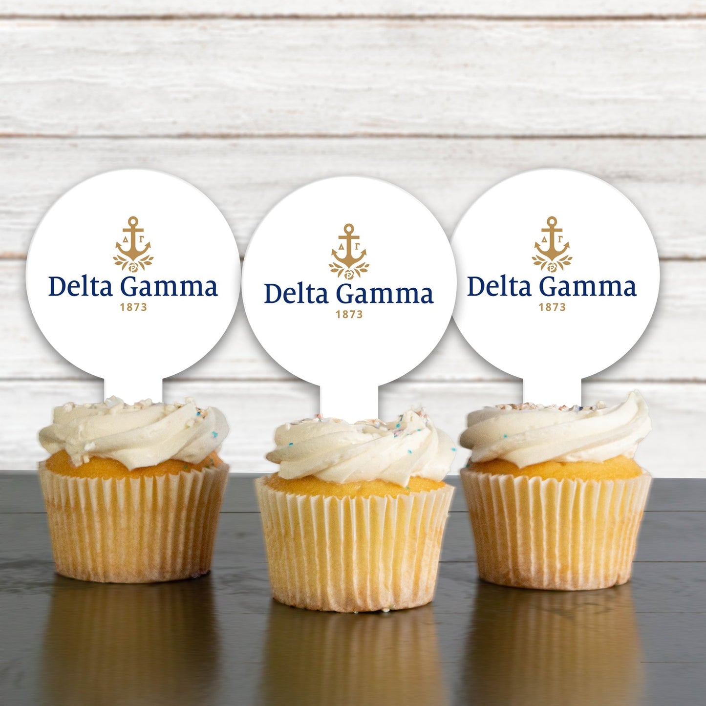 Delta Gamma Cupcake Toppers