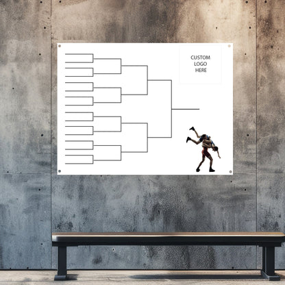 Giant Reusable Wrestling Tournament Bracket Sign