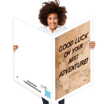 Good Luck On Your Next Adventure Greeting Card