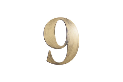 Hand - Painted Americana 3D House Numbers - 9 Inches High - Customizable and Ready to Hang - Made in USA