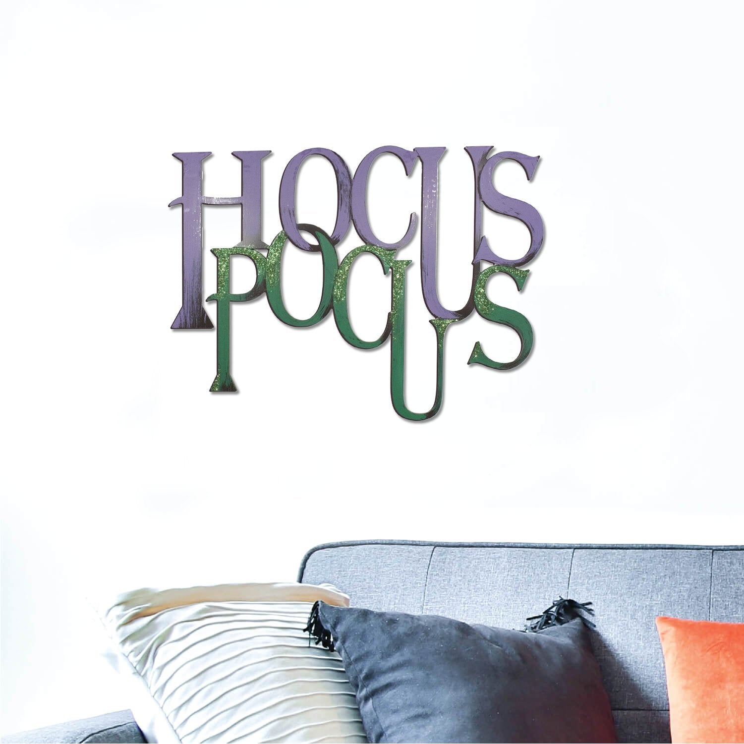 Hocus Pocus Hand Painted Halloween Wall Word