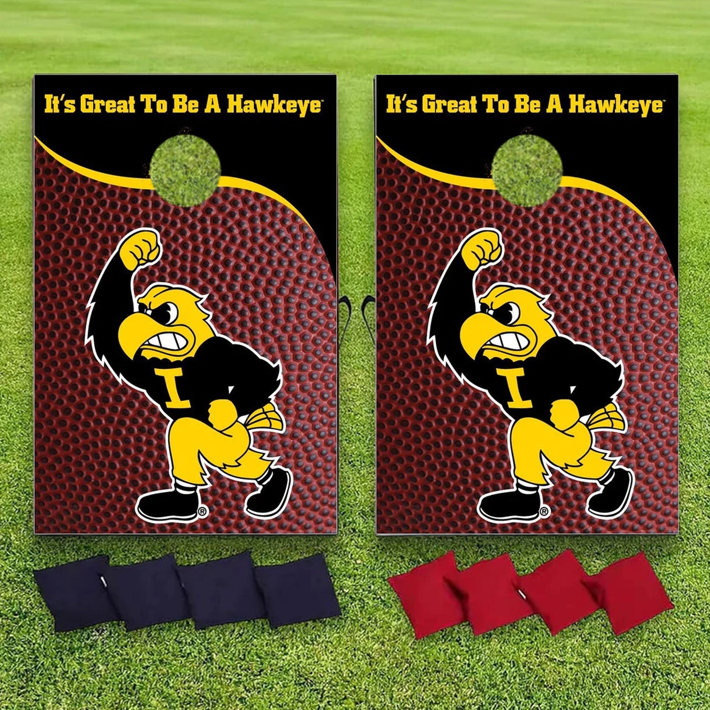 Iowa Hawkeyes Football Cornhole Bag Toss