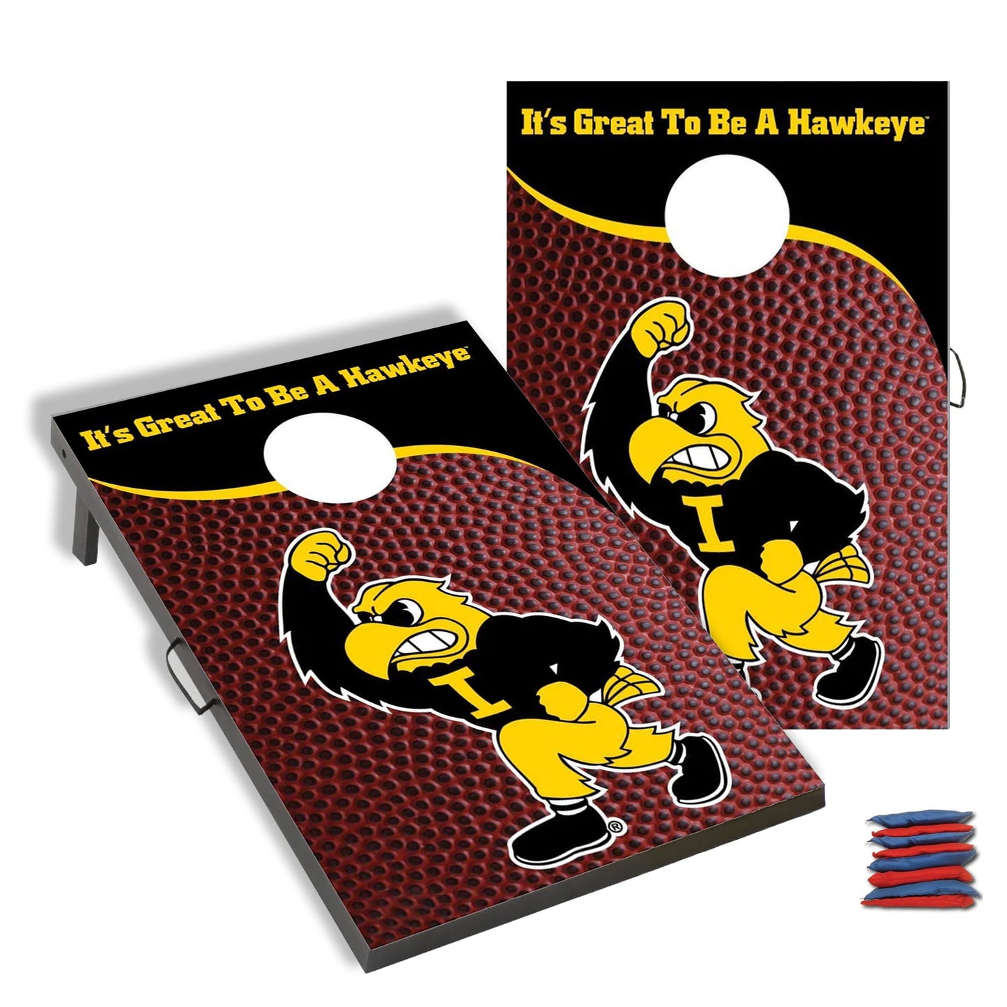 Iowa Hawkeyes Football Cornhole Bag Toss