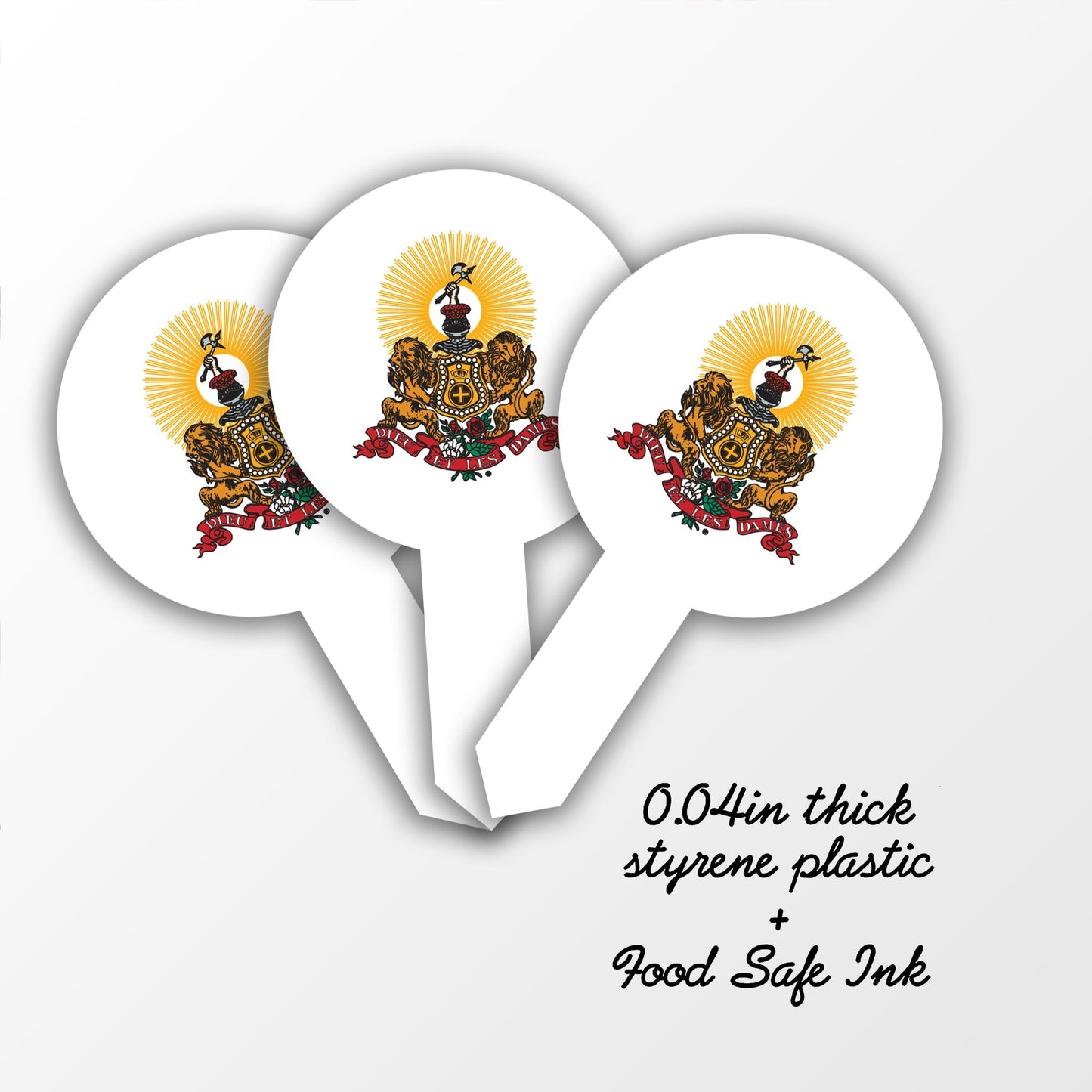 Kappa Alpha Order Cupcake Toppers