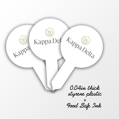 Kappa Delta Cupcake Toppers