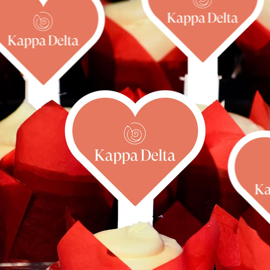 Kappa Delta Cupcake Toppers