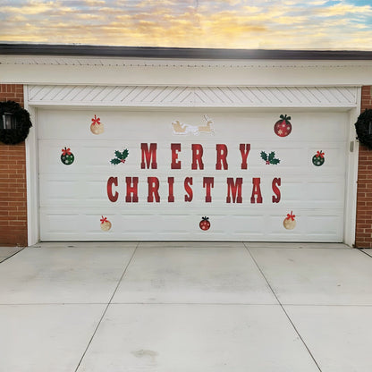 Merry Christmas Garage Door Magnets