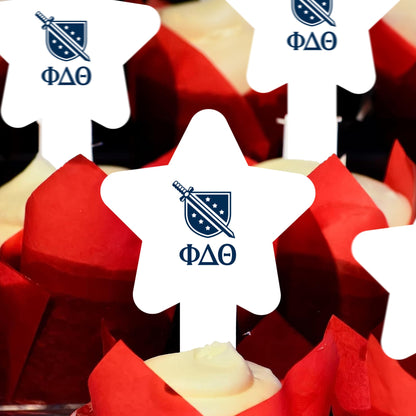 Phi Delta Theta Cupcake Toppers