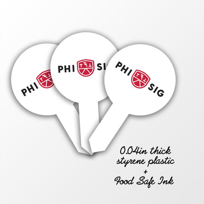 Phi Sigma Kappa Cupcake Toppers