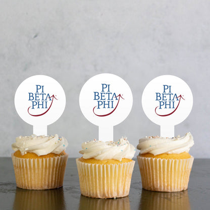 Pi Beta Phi Cupcake Toppers