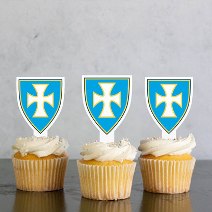 Sigma Chi Cupcake Toppers