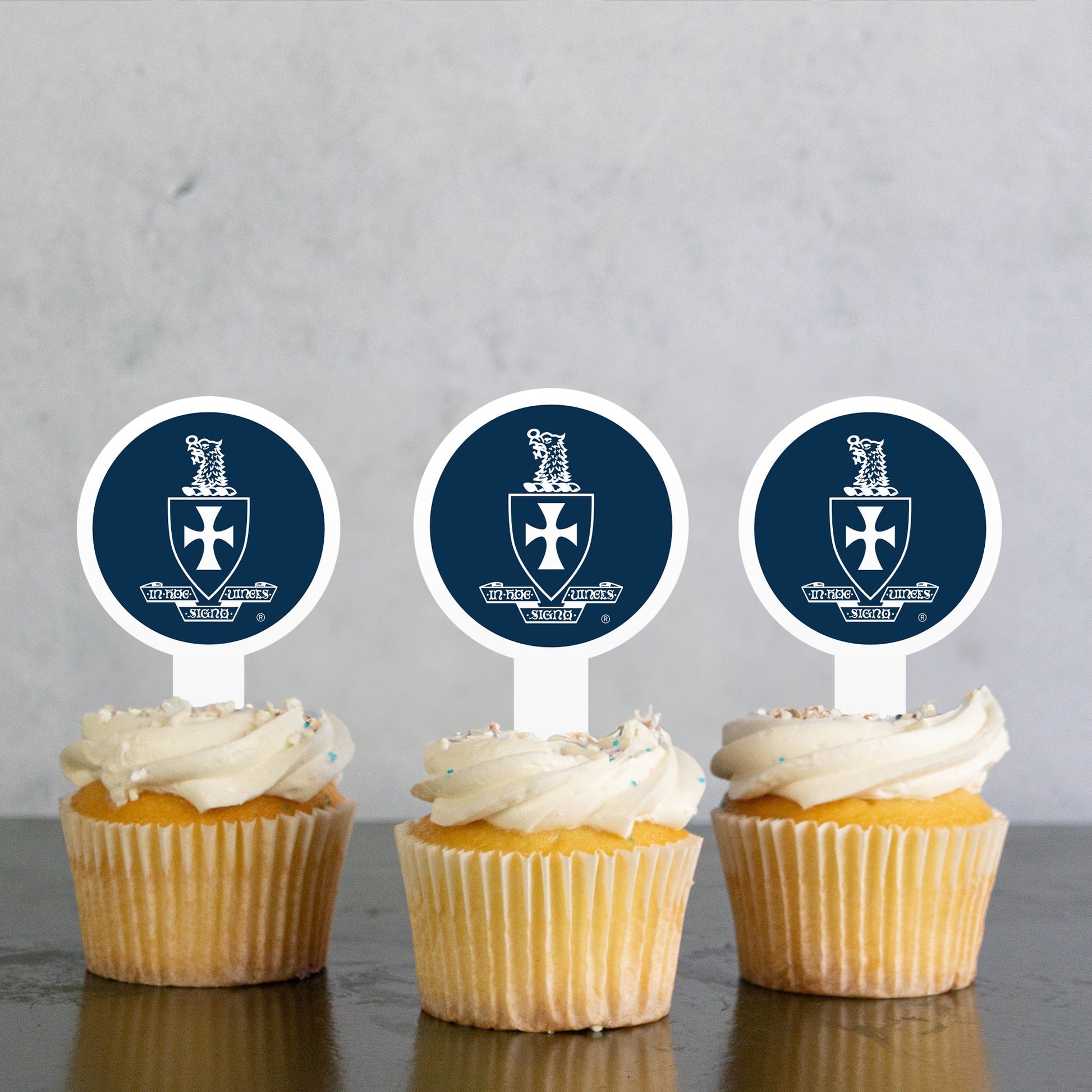 Sigma Chi Cupcake Toppers