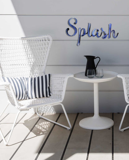 Splash Hand Painted Wall Word