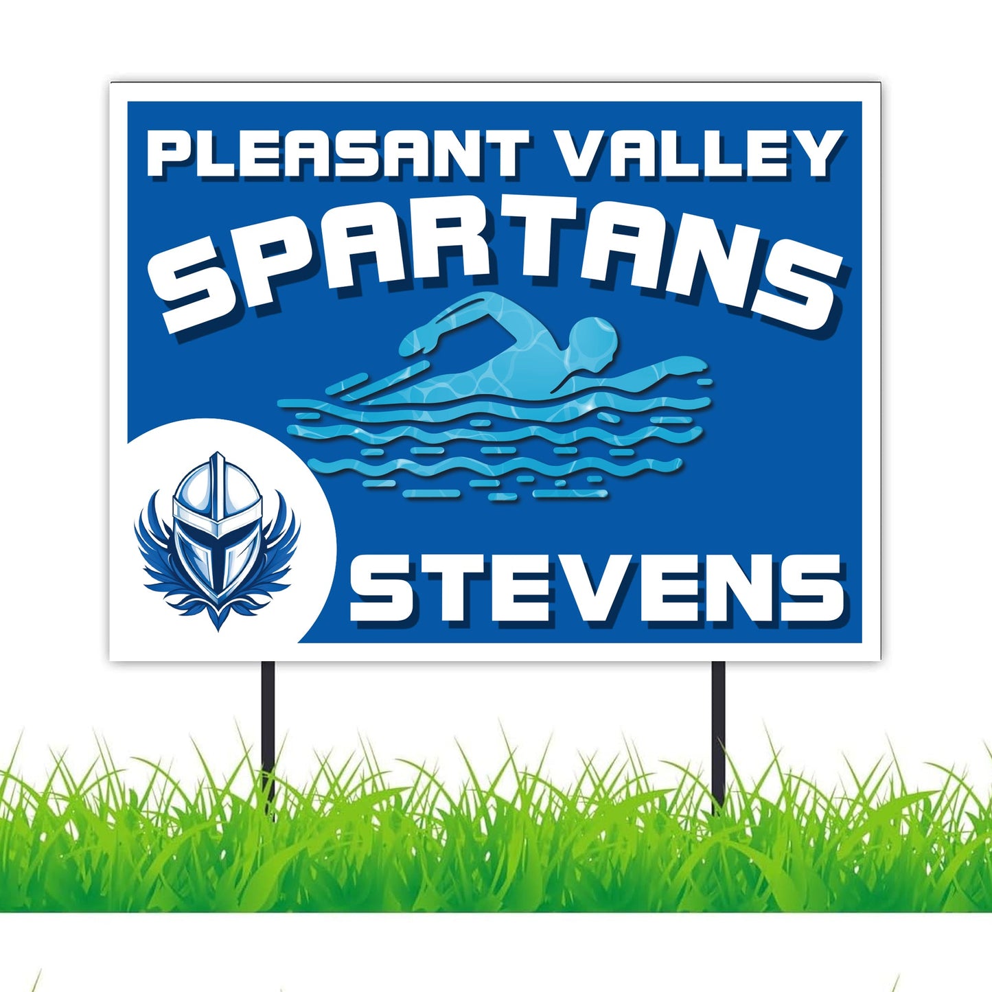 Swim Team 18"x24" Custom Yard Signs